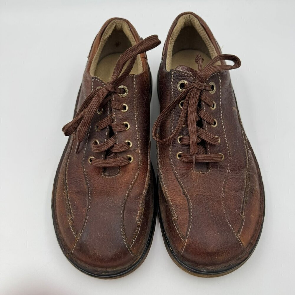 Y2K Vintage 90s Dr. Martens Mens Size 9 Zach 11200 Brown Leather Oxford Shoes
